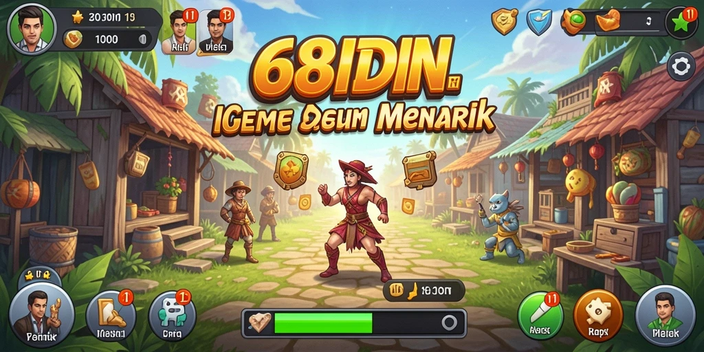 Screenshot menampilkan gameplay menarik dari 68IDN yang seru.
