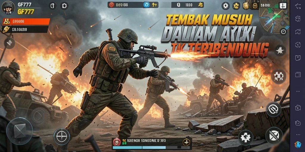 Tampilan exciting gameplay GF777 dalam aksi menegangkan.