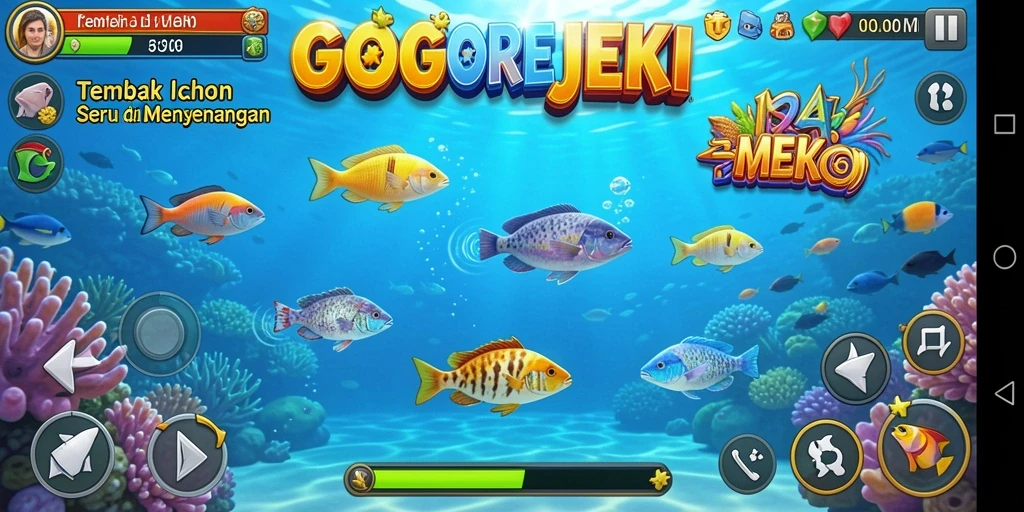 Visual menakjubkan dari gameplay GOGOREJEKI di lautan.