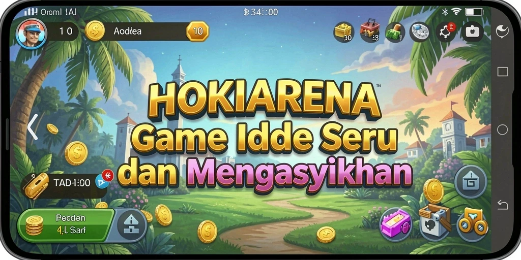 Screenshot HOKIARENA menampilkan karakter unik dalam gameplay Idle yang menyenangkan.