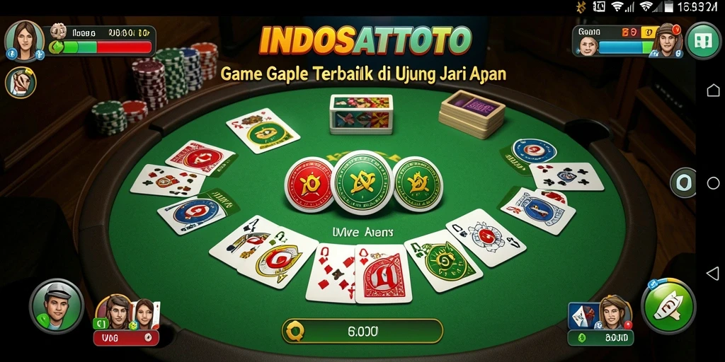 Tampilan gameplay seru pemain Gaple di INDOSATTOTO.