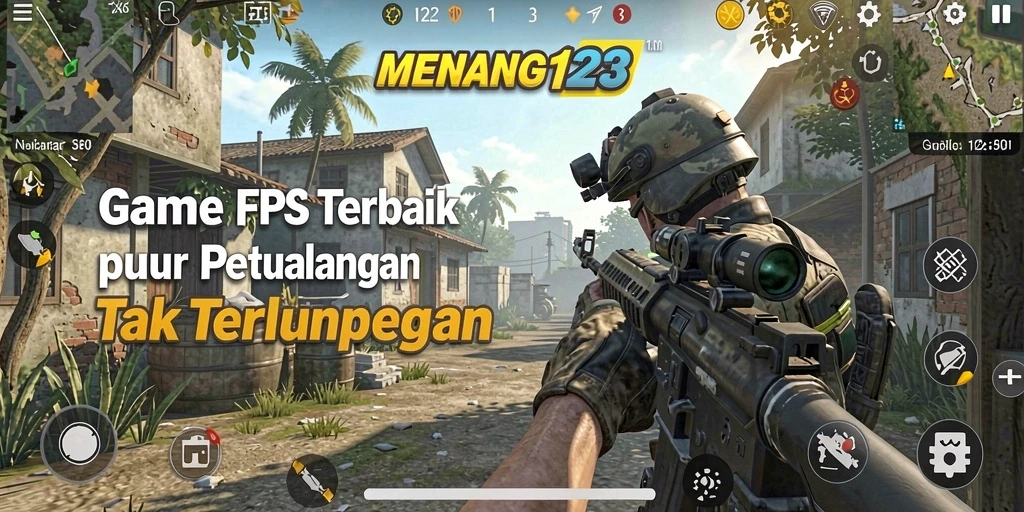 Screenshot gameplay MENANG123 yang menampilkan aksi seru dalam FPS.