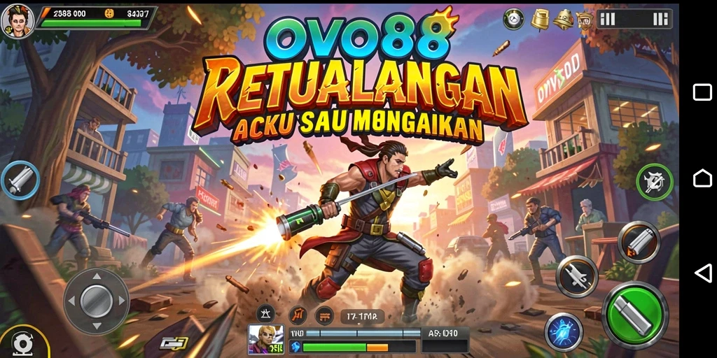 Tangkapan layar aksi mendebarkan dari gameplay OVO88 yang menampilkan pertarungan intens.