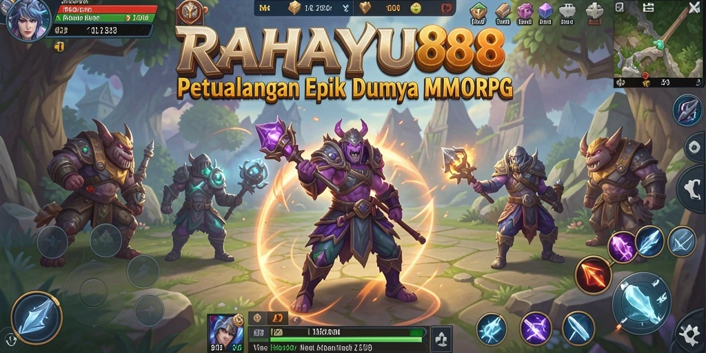 Tampilan gameplay RAHAYU88 yang menakjubkan dan imersif.
