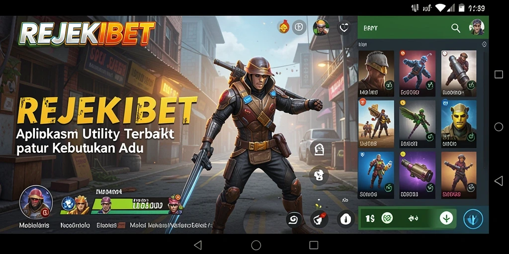 Tampilan antarmuka user-friendly dari REJEKIBET yang memudahkan navigasi.