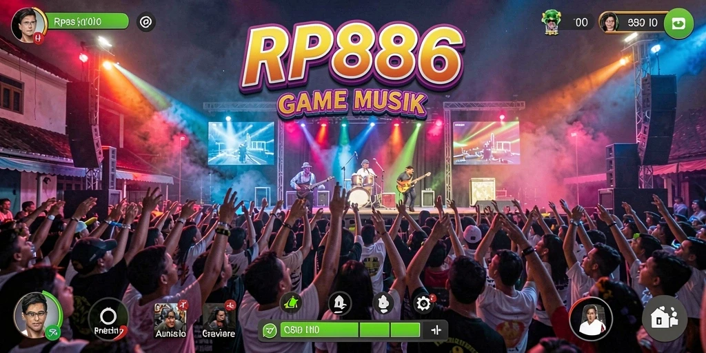 Tampilan gameplay <strong>RP886</strong> yang penuh warna dan interaktif.