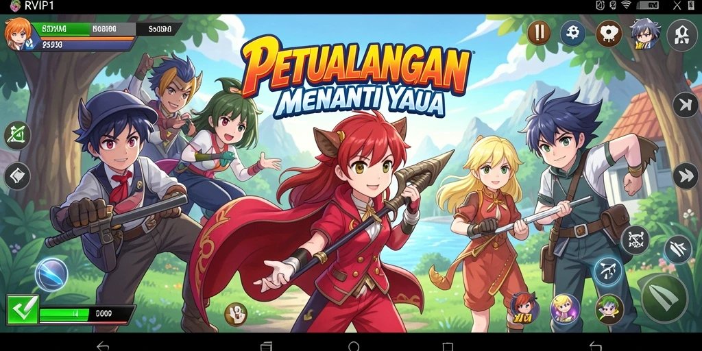 Tampilan gameplay yang menarik dan penuh aksi dari RVIP1.