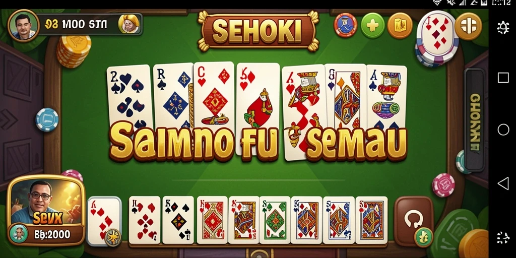 Gameplay seru SEHOKI dengan teman-teman dalam permainan Domino.