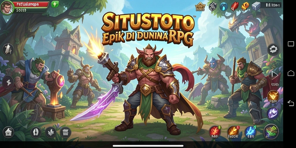 Gameplay RPG seru di SITUSTOTO dengan karakter dan petualangan menarik.