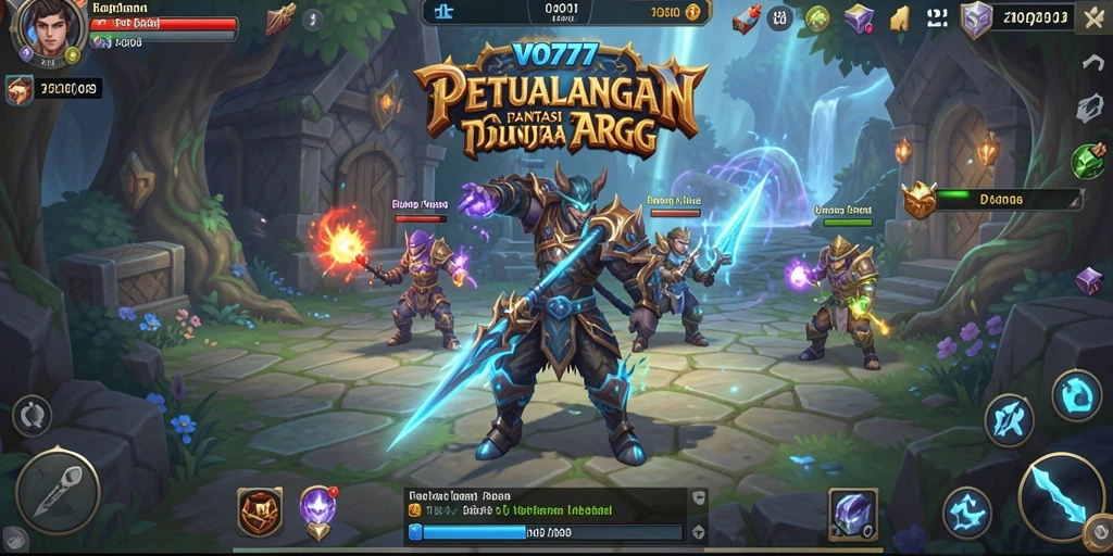 Tangkapan layar dari gameplay VO777 dengan aksi ARPG yang mendebarkan.