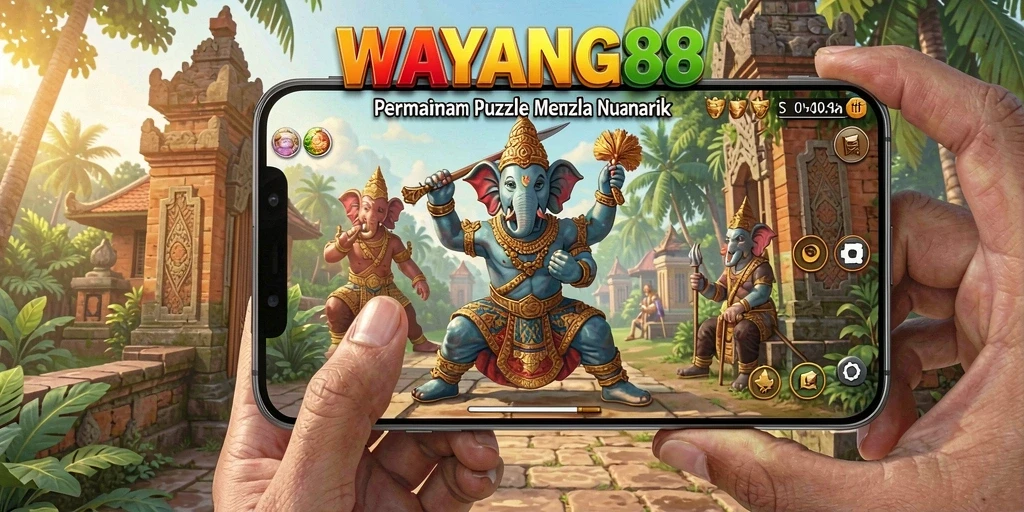 Gameplay seru dari WAYANG88 dengan tantangan puzzle.
