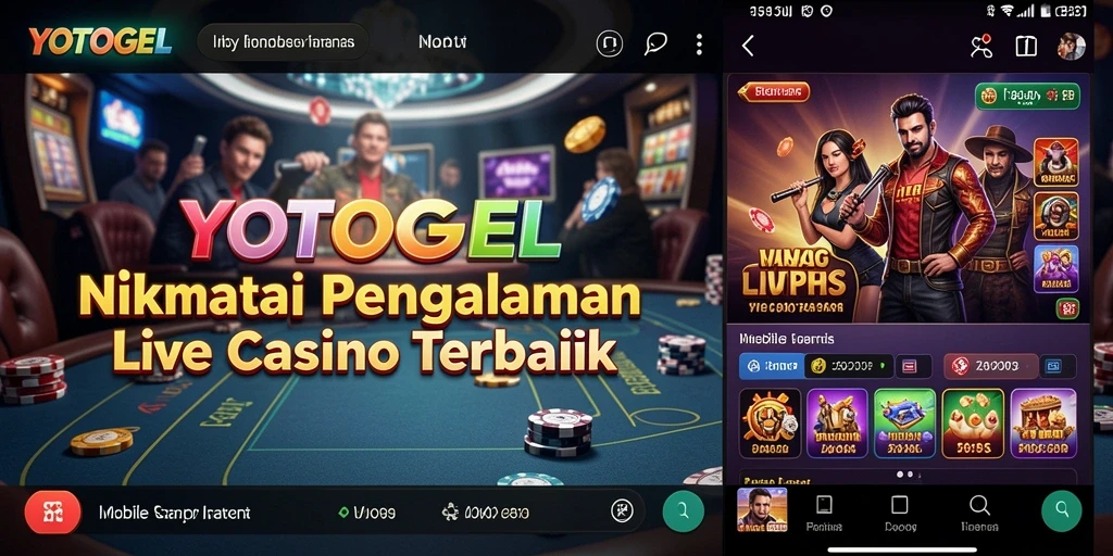 Interaksi langsung dengan dealer di YOTOGEL Live Casino.